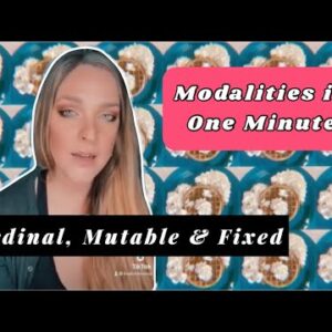 Cardinal, Fixed & Mutable: Modalities in 1 Minute