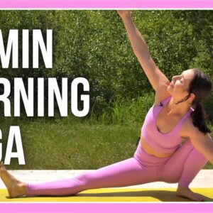 15 min Morning Yoga for Hips 💦 WATER ELEMENT