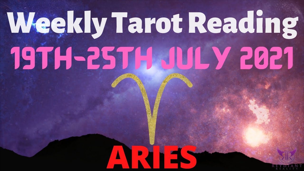 ARIES Weekly Tarot 19th JULY 2021|“What you RELEASE NOW, brings BLESSINGS!”| #Aries​ #July ​#Tarot