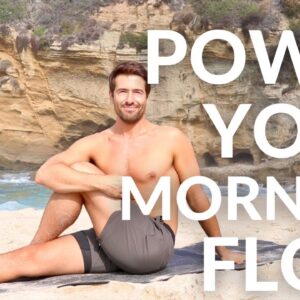 30 Min. Power Yoga Vinyasa Flow - Full Body Flow Workout, Strong & Sweaty Class | Yoga With Tim