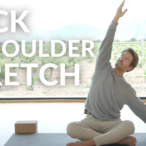 Yoga for Neck, Shoulders, Upper Back - 10 minute Yoga Neck Stretch to Release Tension, Yoga With Tim