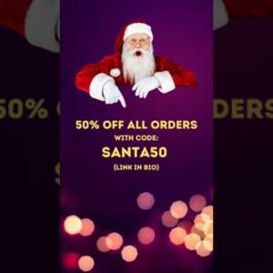🎄🎅💖 50% off ALL ORDERS 🎄🎅💖 Christmas Sale! #shorts