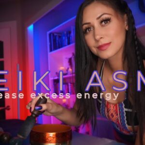 Reiki Asmr| Release Excess Energy| Grounding Starseeds| Anxiety & Restlessness| Singing Bowl| Rattle