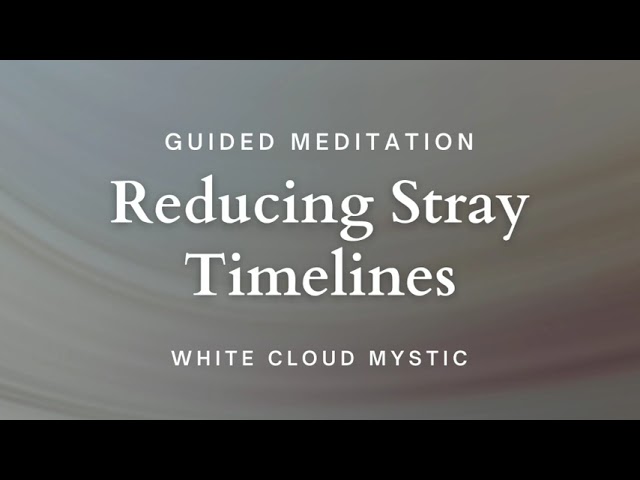 Reducing Stray Timelines - Guided Meditation