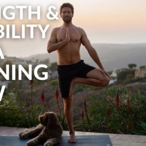 45 Min Power Yoga for Strength and Flexibility Vinyasa Flow Class - Day 5  | Yoga With Tim