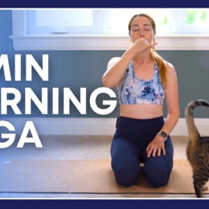 10 min THIRD EYE CHAKRA Morning Yoga - Gentle Morning Yoga