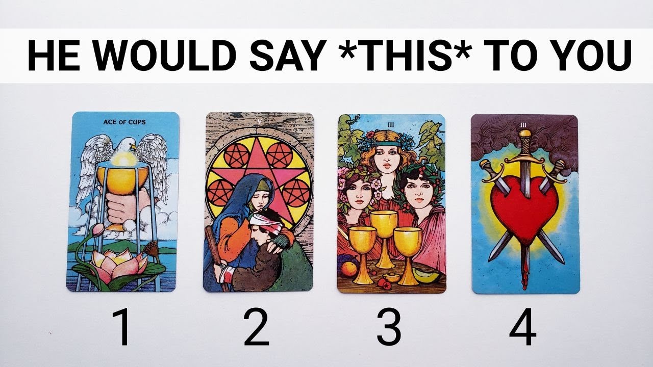 What Would He SAY To You If He Could?🥰❤️(Incredibly DETAILED & ACCURATE) *Pick A Card* Tarot Reading