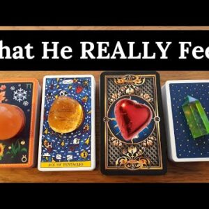 What He REALLY Feels About You **REVEALED** 😲❤️(INSANELY ACCURATE) *Pick A Card* Love Tarot Reading