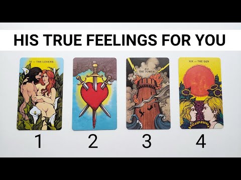 His TRUE Feelings For You RIGHT NOW 😲❤️ (Incredibly DETAILED & ACCURATE) *Pick A Card* Tarot Reading