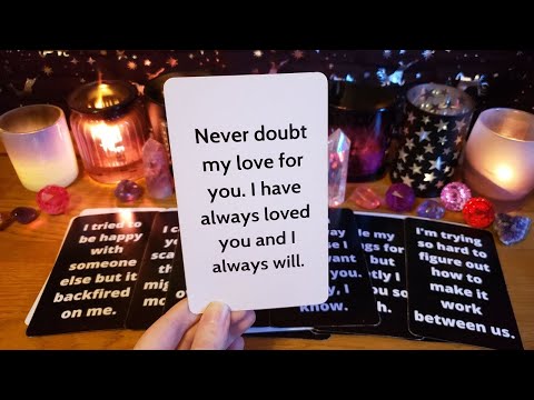 His TRUE Feelings For You 💑❤️(INCREDIBLY ACCURATE) *Pick A Card* Twin Flame Tarot Reading