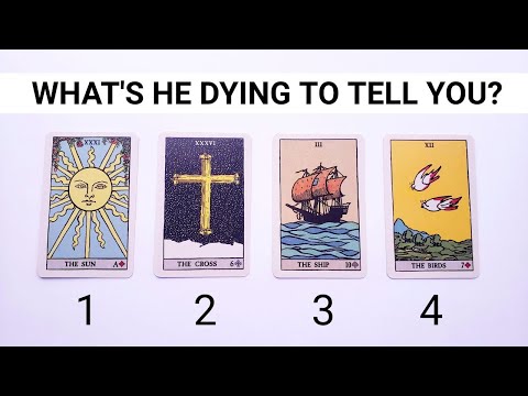 What's He DYING To Tell You? 🥵🥰❤️(Incredibly DETAILED & ACCURATE) *Pick A Card* Reading😲HOW HE FEELS