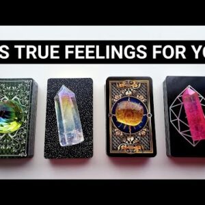 His TRUE Feelings For You 😲❤️(Super DEEP Feelings REVEALED 🤯) *Pick A Card* Twin Flame Tarot Reading