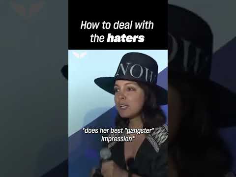 How to deal with the haters