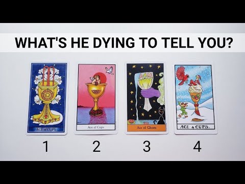 What's He DYING To Tell You? 🥵❤️(Incredibly DETAILED & ACCURATE) *Pick A Card* Reading 😲HOW HE FEELS