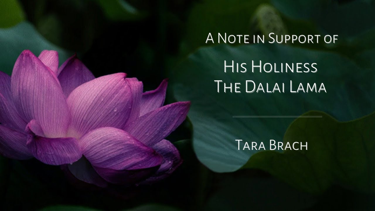 A Note in Support of His Holiness, the Dalai Lama - Tara Brach