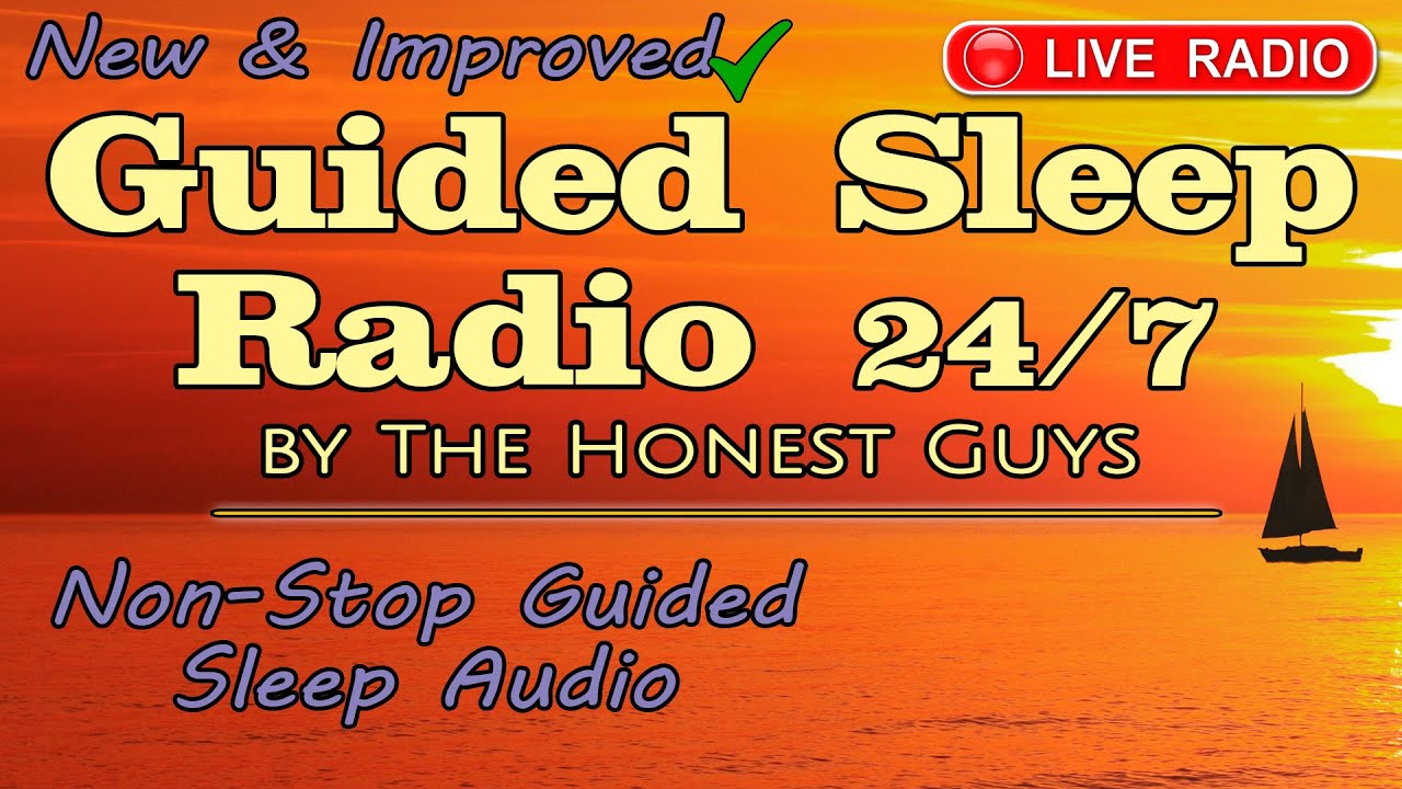 🔴GUIDED SLEEP RADIO. Non-Stop Sleep Audio for Deep Sleep & Insomnia Relief 24/7