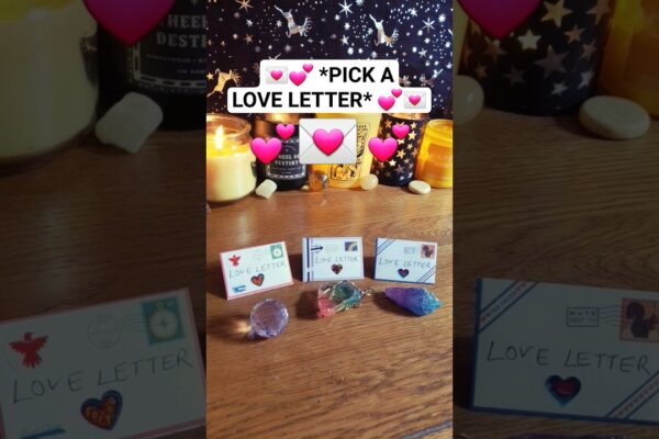 💌💕 PICK A LOVE LETTER from YOUR PERSON 💌💕 #shorts #tarot #ASMR #lovetarot #lovemessages #pickacard