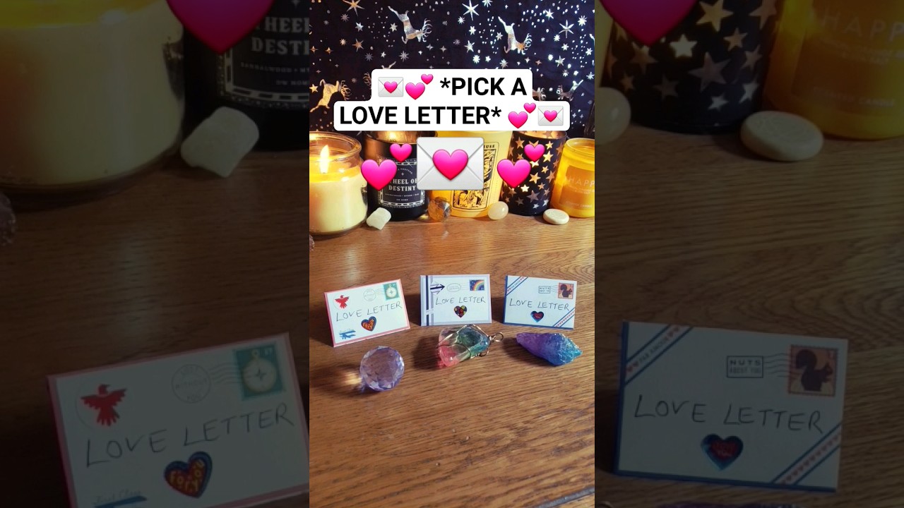 💌💕 PICK A LOVE LETTER from YOUR PERSON 💌💕 #shorts #tarot #ASMR #lovetarot #lovemessages #pickacard