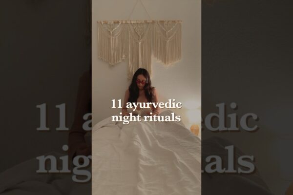 11 Ayurvedic rituals for a calming night #shorts