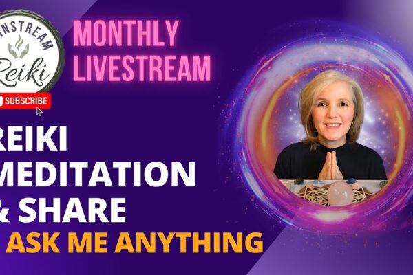 LIVESTREAM! Reiki Meditation & Share + Ask Andrea Anything!