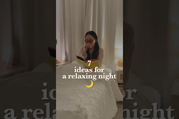 7 self care rituals for a relaxing night ✨