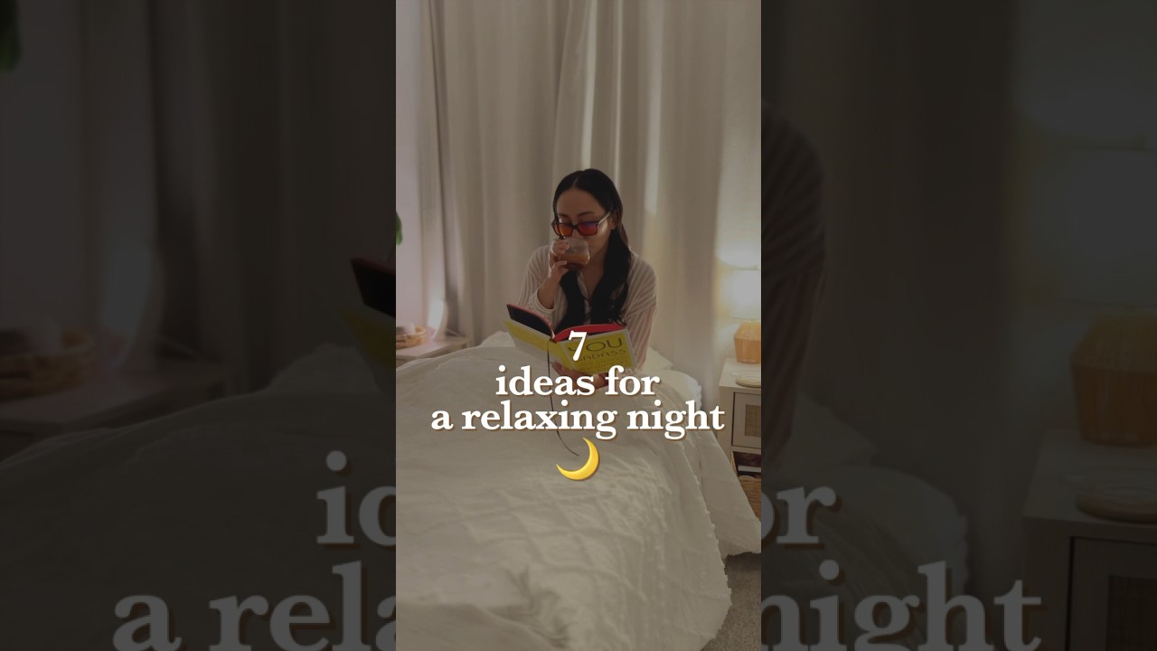 7 self care rituals for a relaxing night ✨