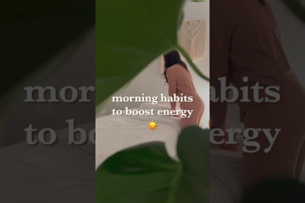 Morning habits to boost your energy☀️