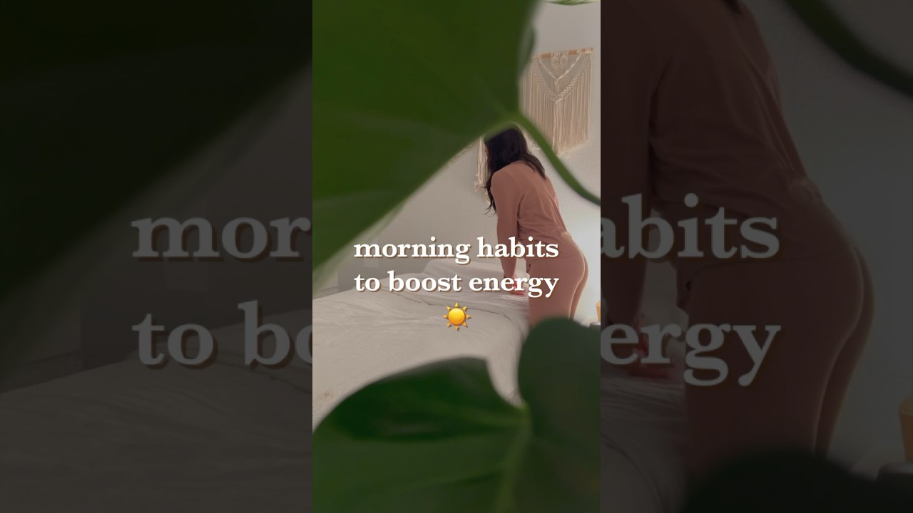 Morning habits to boost your energy☀️