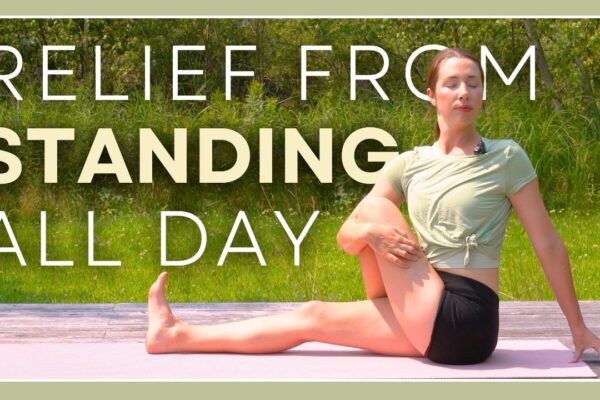 30 min Yoga for Tired Legs & Feet - Relief From Standing All Day