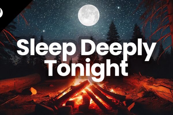 30-Minute Deep Sleep | Natural Melatonin Boost with Campfire Meditation