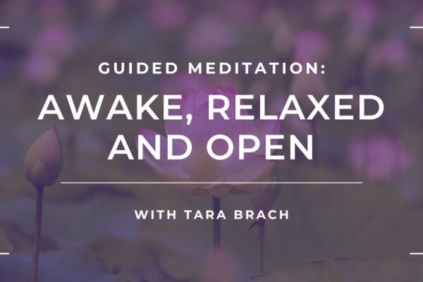 Guided Meditation: Awake, Relaxed And Open with Tara Brach