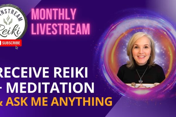 LIVESTREAM! Receive Reiki + Meditation & Ask Andrea Anything!