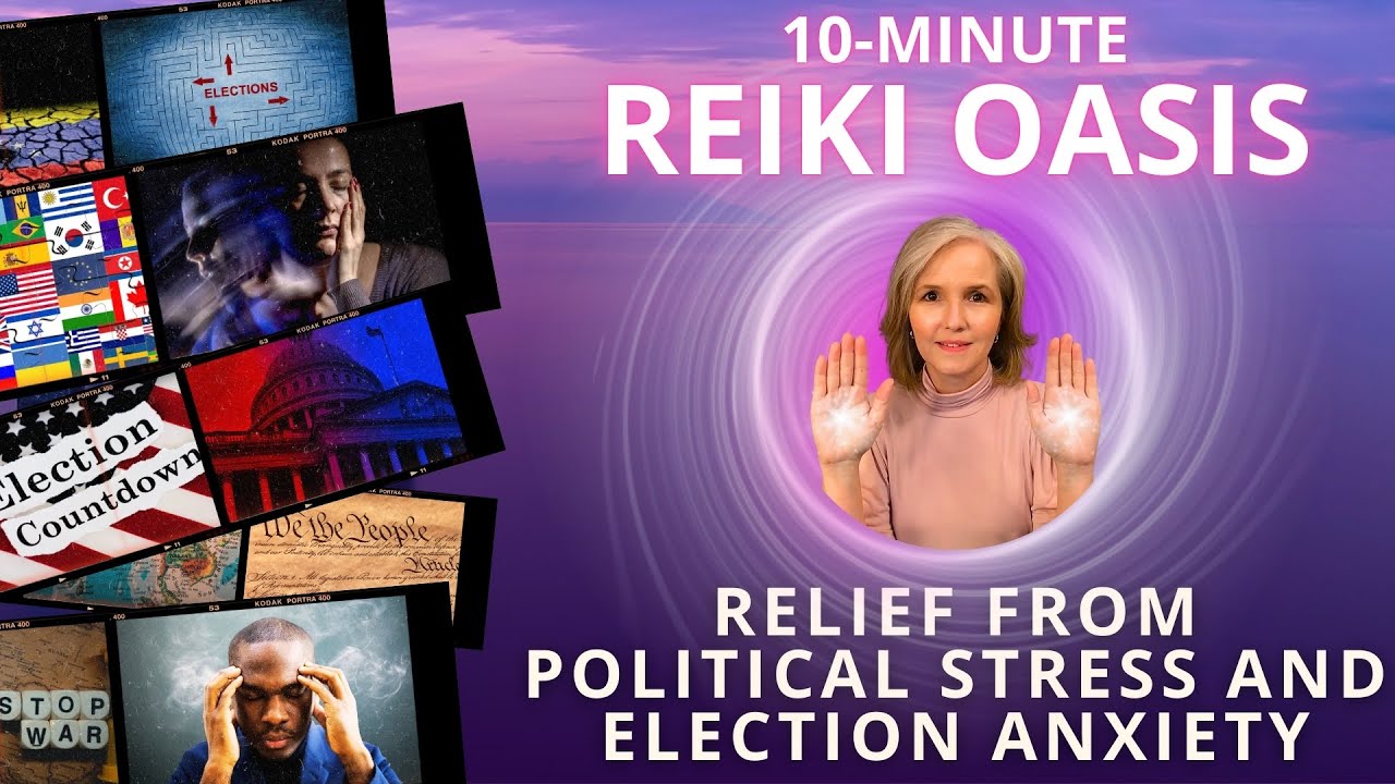 Reiki for Political Stress and Election Anxiety | 10-Minute Peaceful Oasis 🕊️