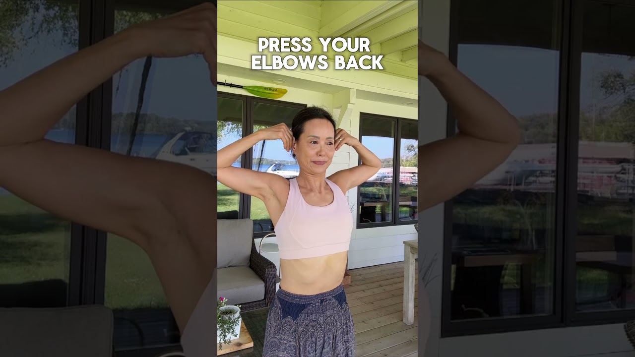 TRY THIS TO RELIEVE SHOULDER TENSION INSTANTLY! #acupressure #tensionrelief #shouldermobility