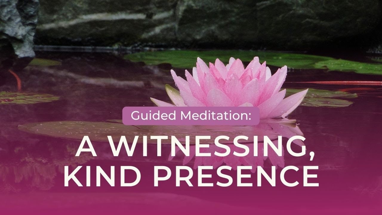 Guided Meditation: A Witnessing, Kind Presence with Tara Brach