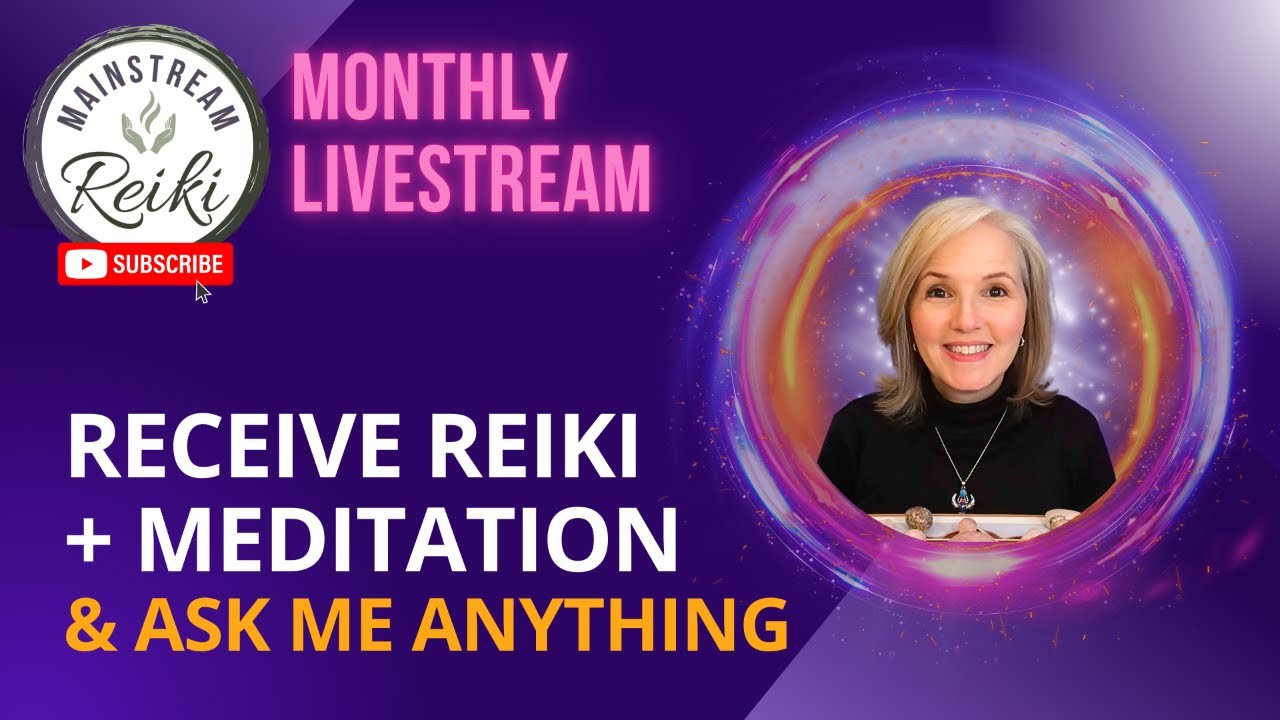 LIVESTREAM! Receive Reiki + Meditation & Ask Andrea Anything!