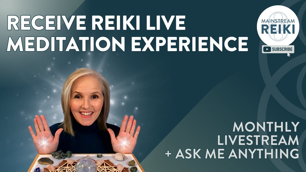 LIVESTREAM! Receive Reiki + Meditation & Ask Andrea Anything!