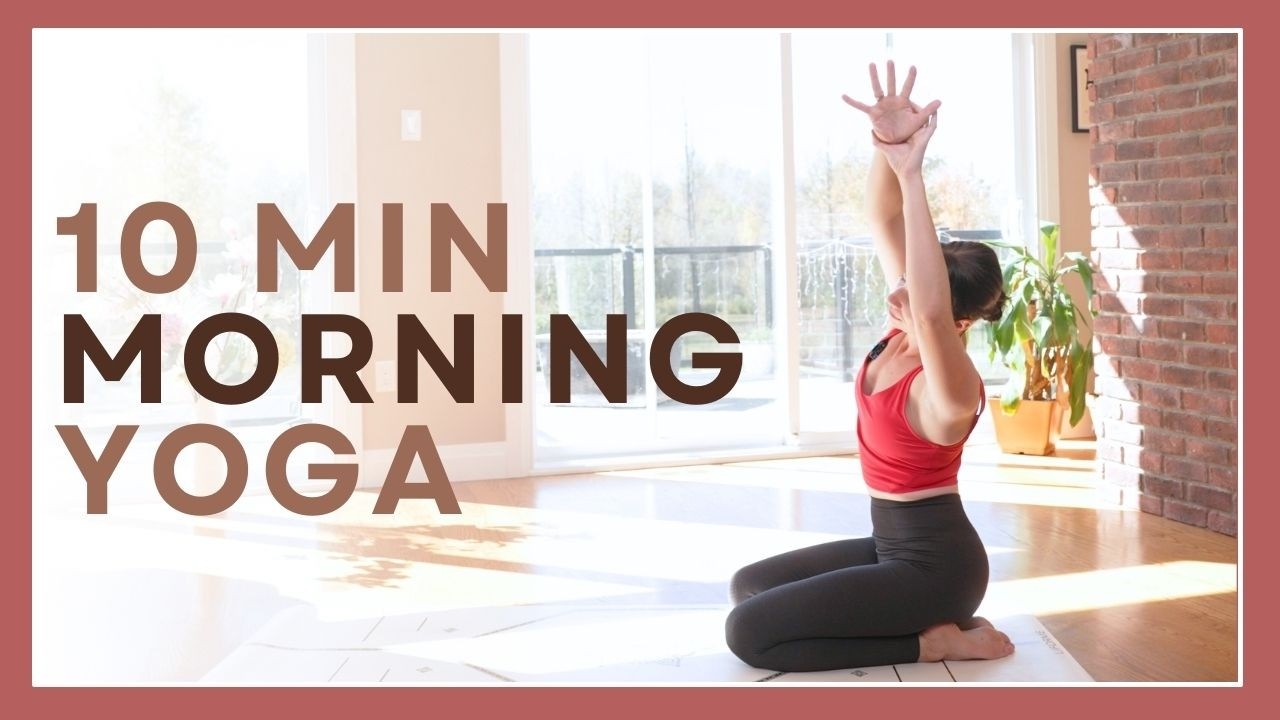 10 min Morning Yoga - Gentle Beginner Yoga (NO PROPS)