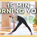 15 min Morning Yoga Flow - Daily Stretch & Strength Routine