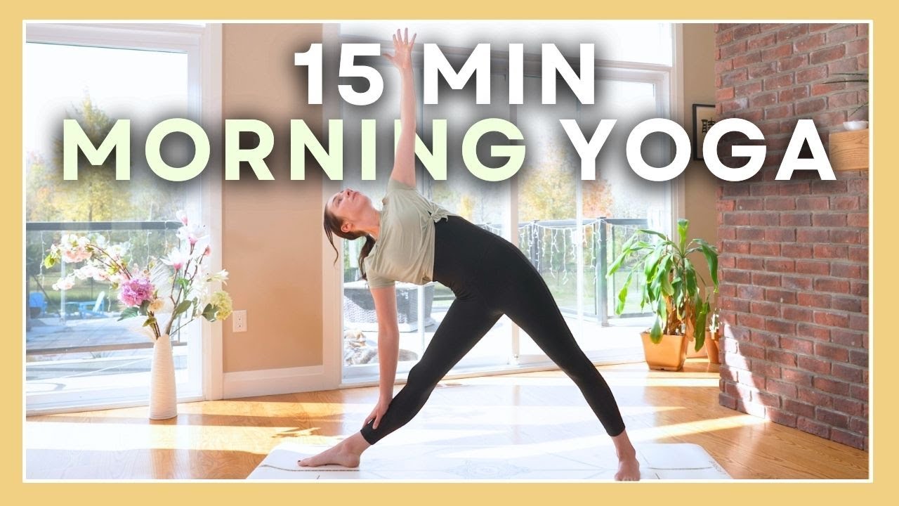 15 min Morning Yoga Flow - Daily Stretch & Strength Routine