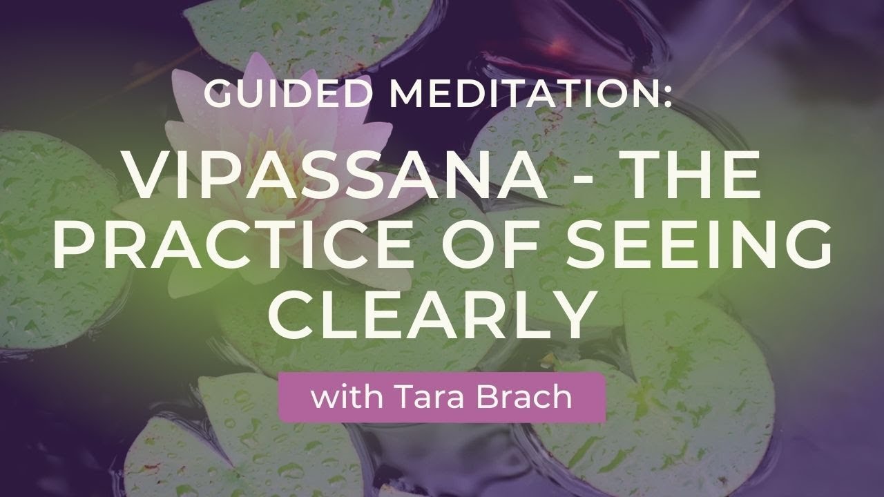 Guided Meditation: Vipassana - The Practice of Seeing Clearly with Tara Brach