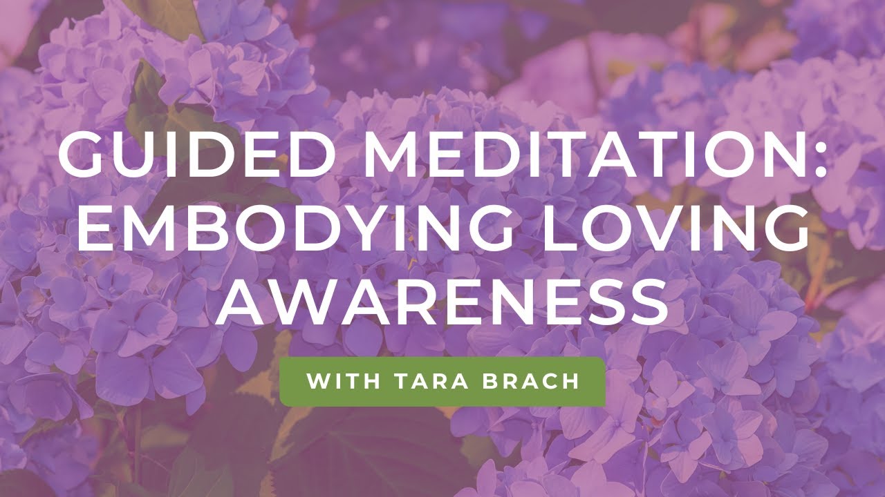 Guided Meditation: Embodying Loving Awareness with Tara Brach