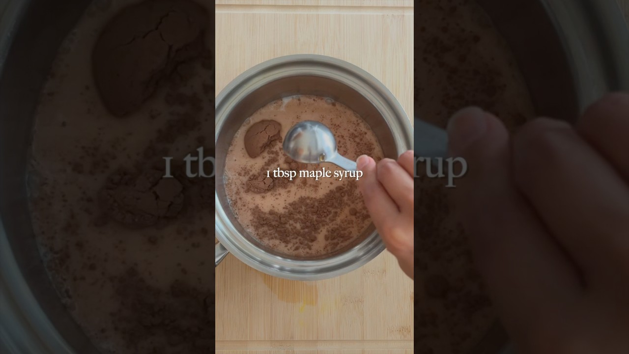 Healthy hot chocolate recipe